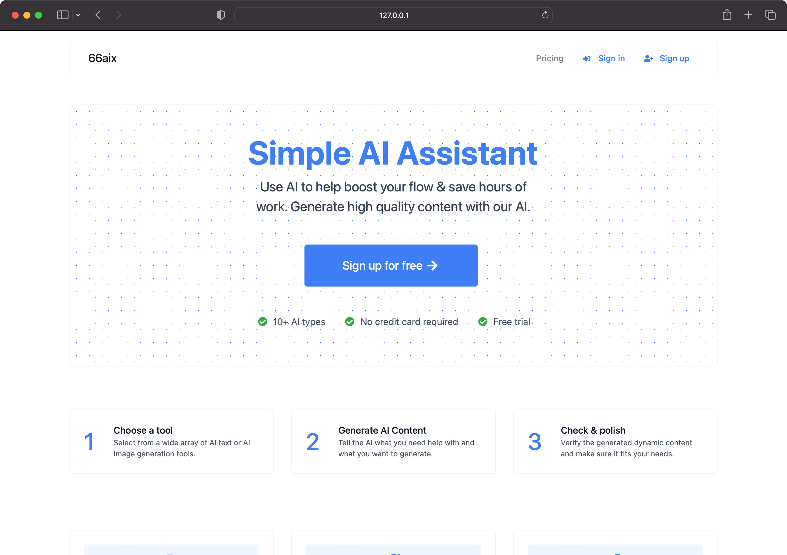 66aix v34.0.0 - AI Content, Chat Bot, Images Generator & Speech to Text (SAAS)